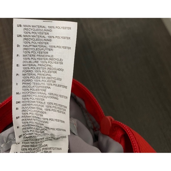 SOLD Adidas Essential Crossbody Bag Scarlet Red Belt Bag Fanny Pack Unisex - Picture 13 of 15